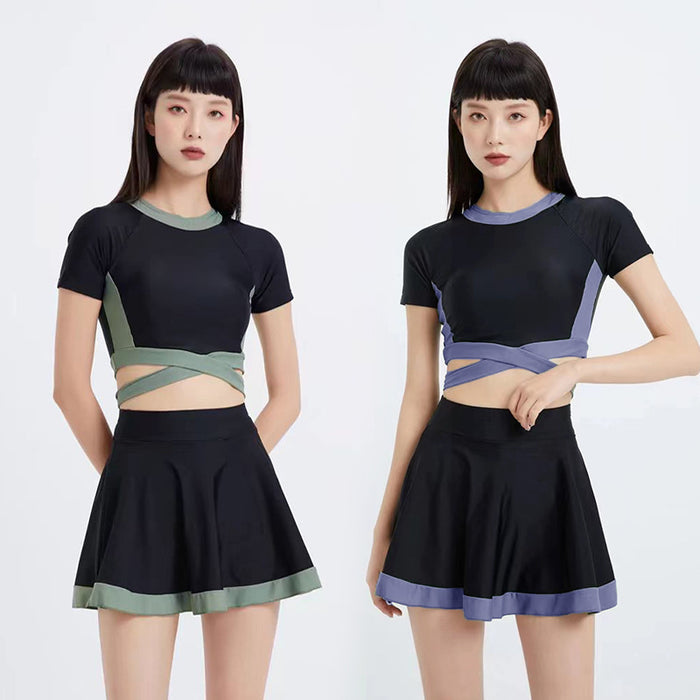 Wholesale Women's swimsuit two-piece split set for sports and leisure