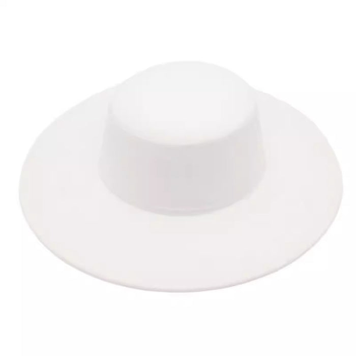 Wholesale Flat top hat, top brim, versatile felt hat, women's jazz hat, French style