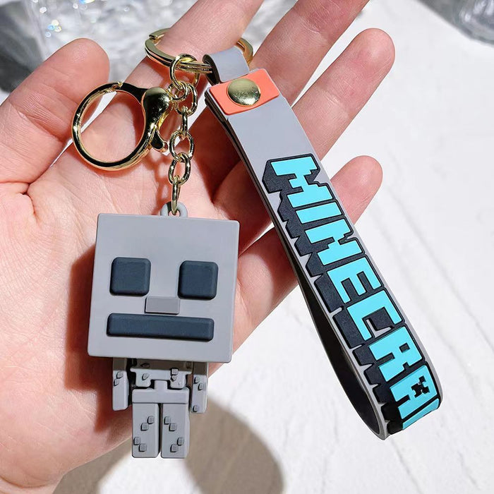 Wholesale Plastic Creative Wheat Block Cute Keychain JDC-KC-Shanm008