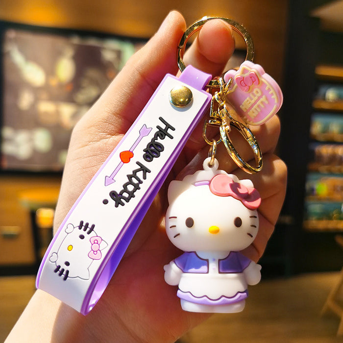 Wholesale Cartoon Doll Silicone Keychain JDC-KC-Tingm248