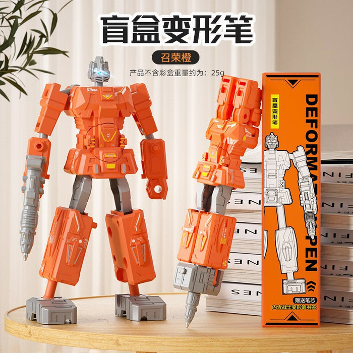 Wholesale Cartoon Robot Ballpoint Pen Primary School Students Educational Toy Pen