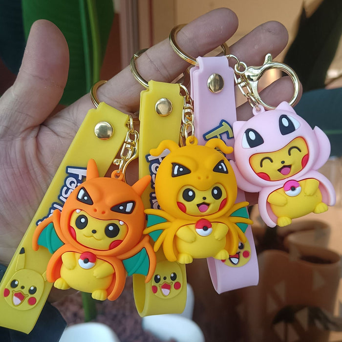 Wholesale Cartoon Silicone Doll Keychains (F) JDC-KC-YChaang016
