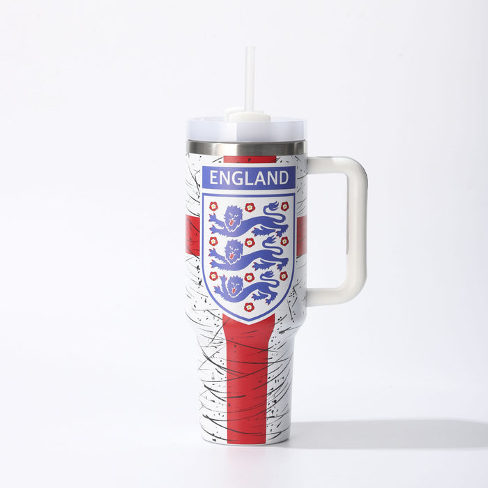 Wholesale 40oz Stainless Steel Car Cup with Football Design MOQ≥2