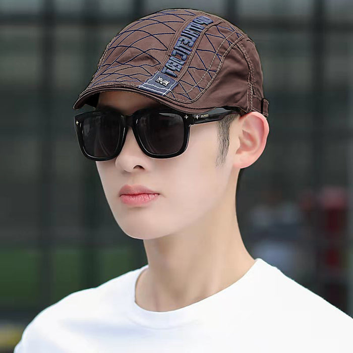 Wholesale beret casual all-match men's peaked cap sun hat forward hat