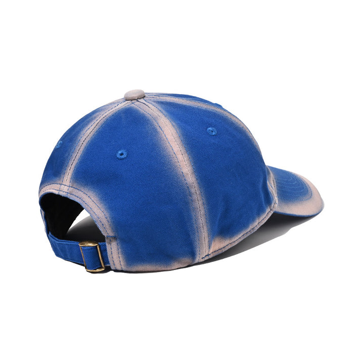 Wholesale Retro soft top baseball cap, washed trendy duckbill cap, made old, spray painted embroidered hat