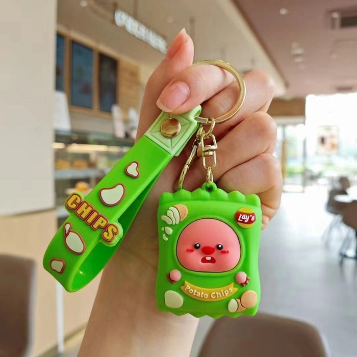 Wholesale Animal keychain doll pendant car bag keychain