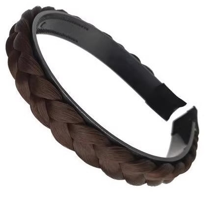 Wholesale Wig Braided Hair Hoop Women's Fishbone Braided Head