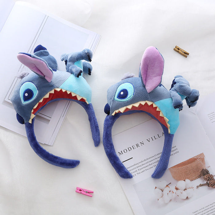 Wholesale Cartoon Headband Cute Open Bite Headband Girl Face Wash Mask