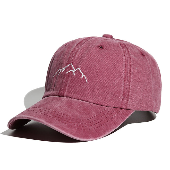 Wholesale Embroidery Washed Distressed Cotton Baseball Cap JDC-FH-Chunq009