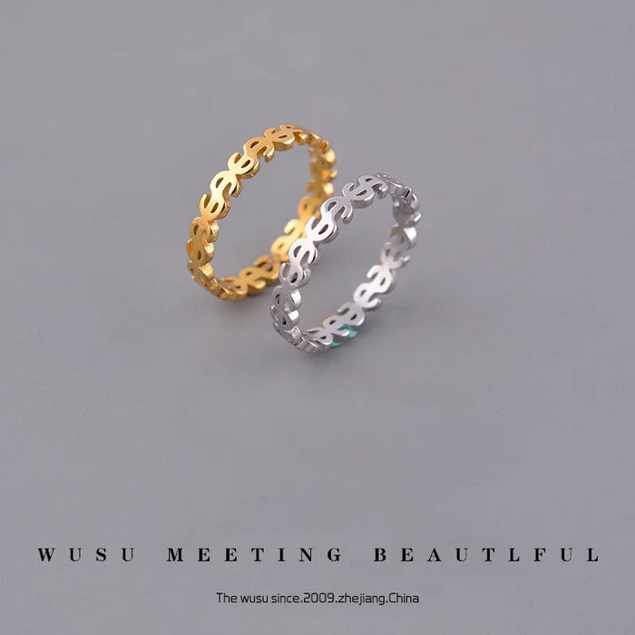 Wholesale Dollar sign element index finger ring