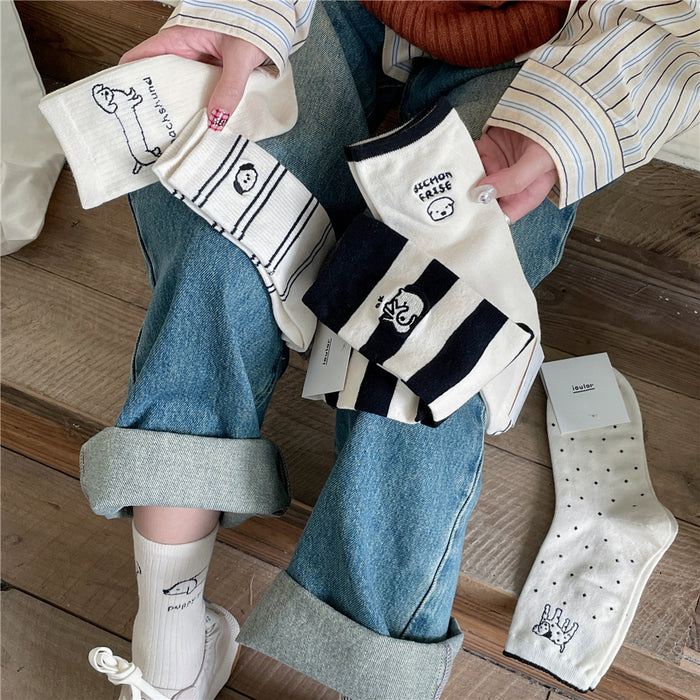 Wholesale Pile socks, casual socks, college style, tube socks