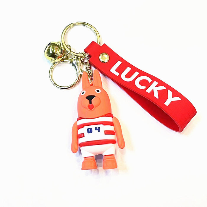 Wholesale Cartoon Silicone Doll Keychain JDC-KC-HaoXi019