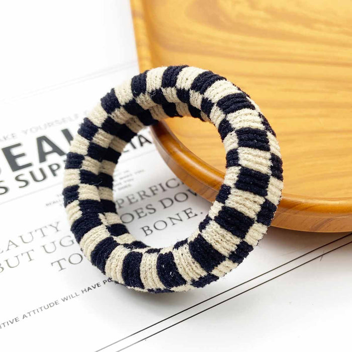 Wholesale 10pcs High elasticity thickened and durable hair tie