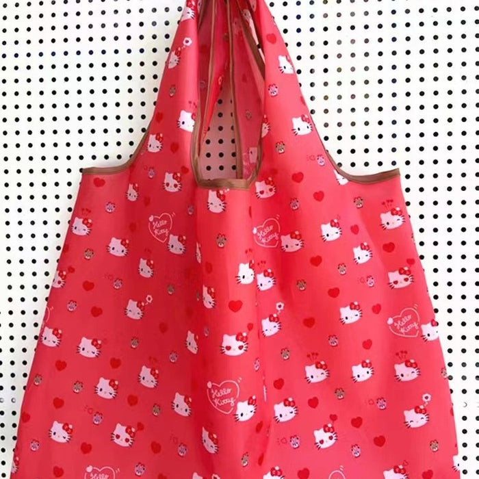 Wholesale Cute Large Capacity Eco-bag  Supermarket Shopping Bag Lightweight Cloth Bag Shoulder Bag