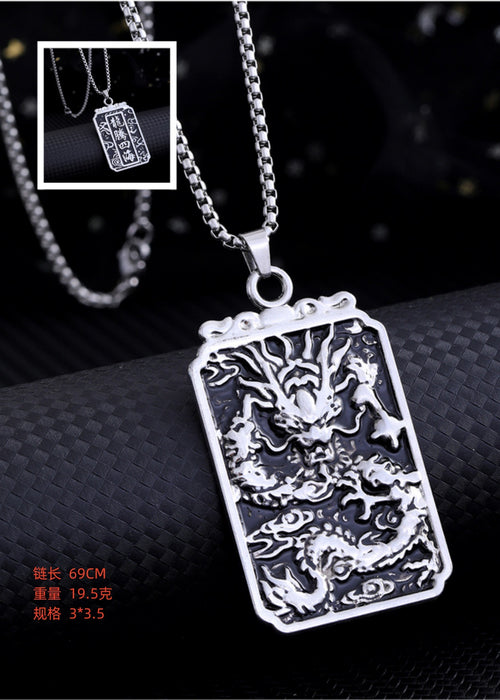 Wholesale All-match Pendant Stainless Steel Necklace JDC-NE-Zheq009