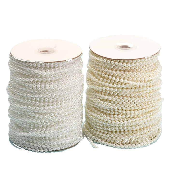 Wholesale White round beads handmade jewelry accessories headdress hair accessories material