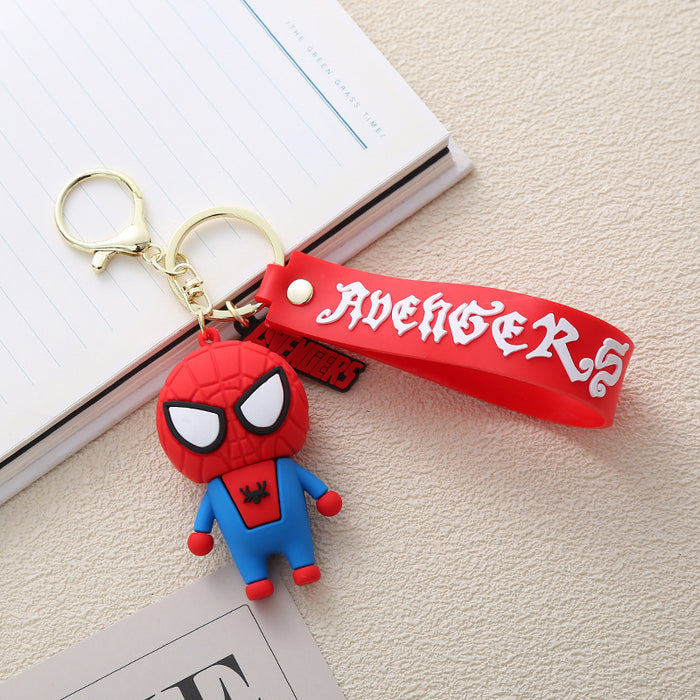 Wholesale Cute Cartoon Soft Rubber Doll Keychain JDC-KC-BoYue008