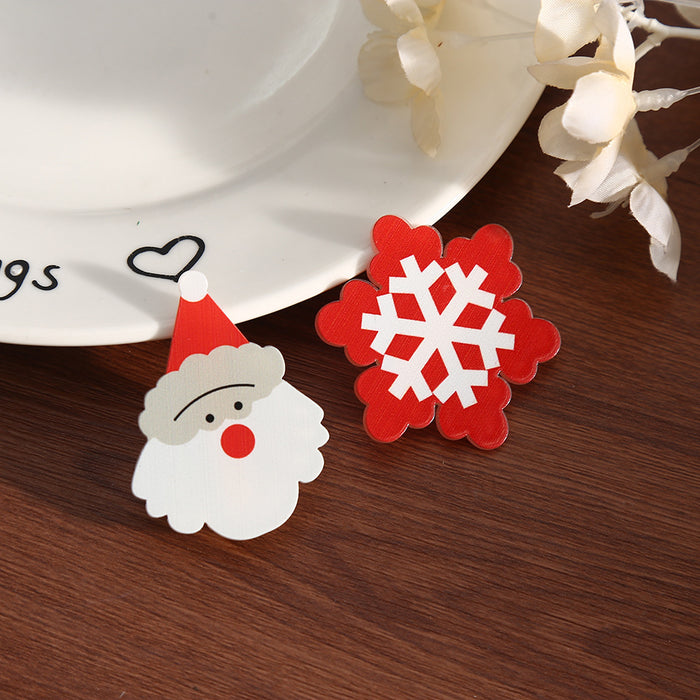 Wholesale Christmas Santa Reindeer Cartoon Duckbill Hair Clips Acetate Fashion Hair Accessory