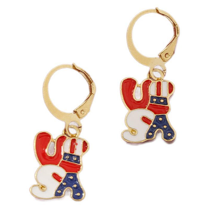 Wholesale Flag, National Flag, Earrings, Jewelry Set of Five