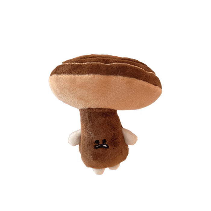 Wholesale Ganoderma lucidum plush pendant medicinal material doll morel keychain plush toy
