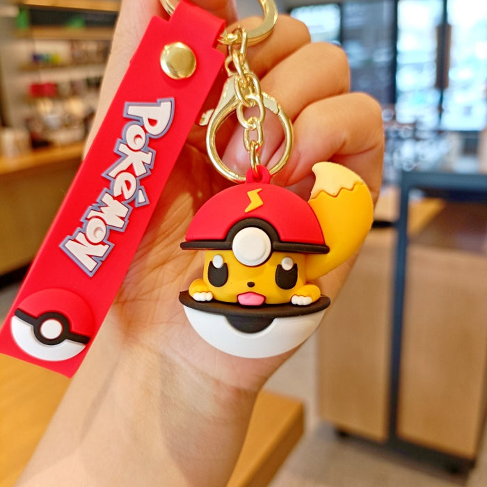 Wholesale Cartoon Keychain with PVC Car Key Accessory for Boutique Resale