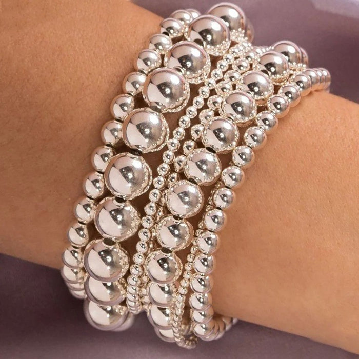 Wholesale CCB round pearl bow bracelet