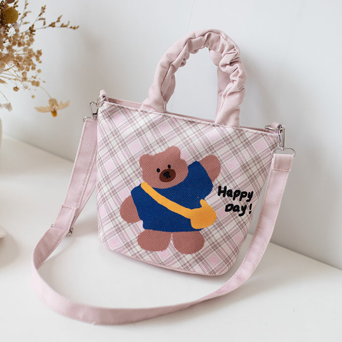 Wholesale New trendy splicing bag with large capacity and niche design, crossbody bag, personalized commuting tote bag