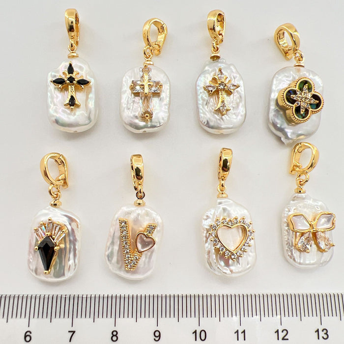 Wholesale Gold Plated Copper Pendant Butterfly Heart Motif Fashion Accessory