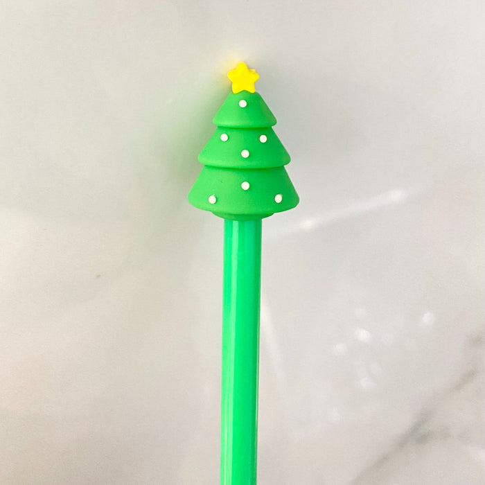 Wholesale Christmas gel pen carbon pen primary school student gift prize Christmas stationery gift water pen