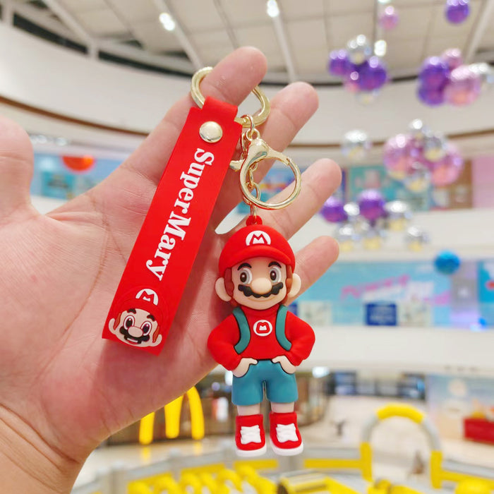 Wholesale Creative Super Mario Doll Keychain JDC-KC-HuJian008