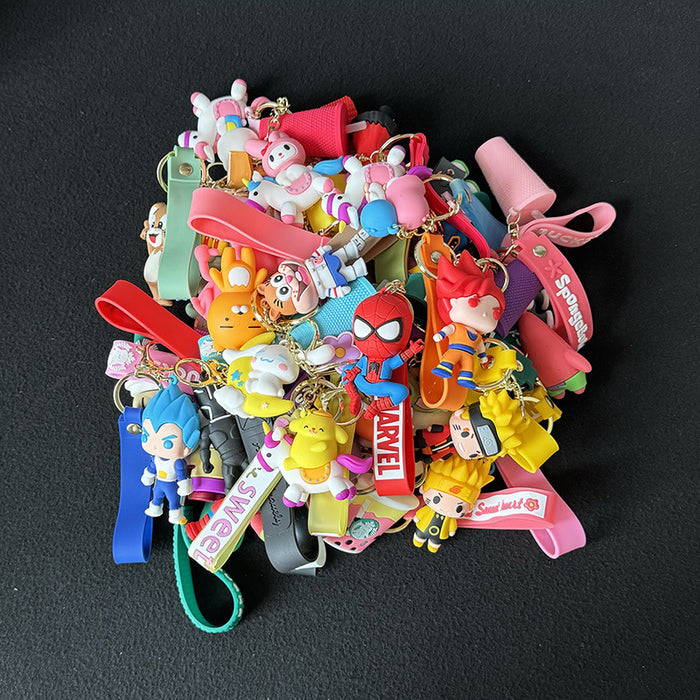 Wholesale Cartoon Silicone Doll Keychain JDC-KC-HaoXi008