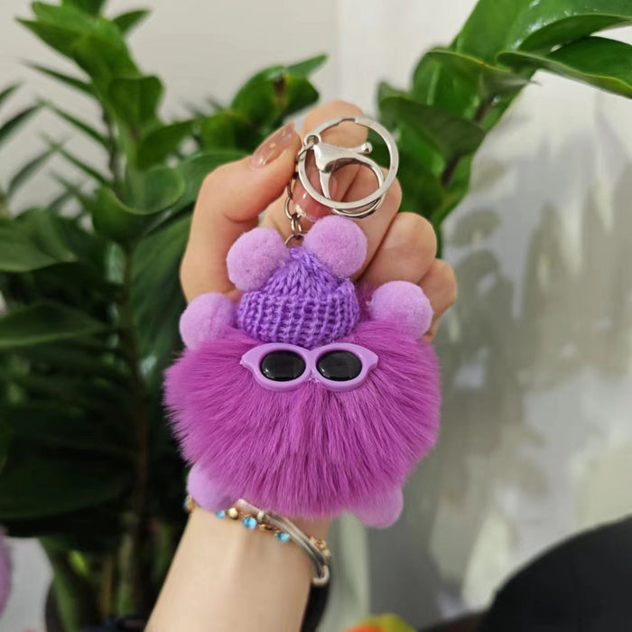 Wholesale Plush Briquette Cartoon Keychain JDC-KC-Shimin004