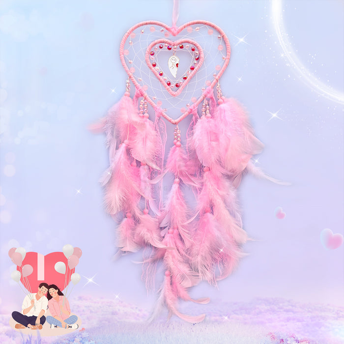 Wholesale Metal Dream Catcher Hollow Heart Design Wedding Home Decor Hanging Ornament Gift MOQ≥2