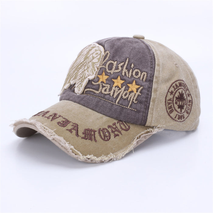 Wholesale Sunshade hat, casual letter baseball cap, used outdoor duckbill cap, spring and autumn