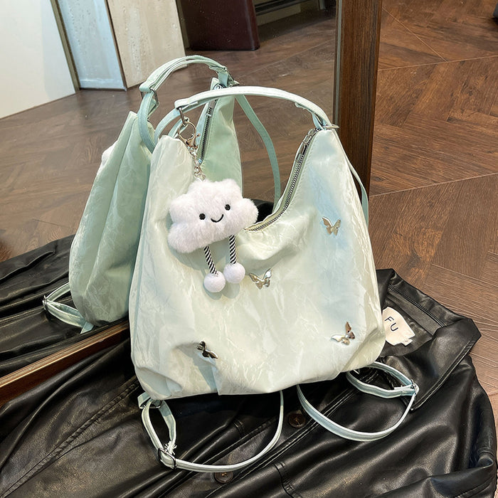 Wholesale New casual large capacity bag with a niche design, commuting backpack, single shoulder backpack