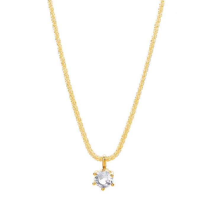 Wholesale Diamond zircon necklace, simple and versatile collarbone chain bracelet, temperament necklace accessory