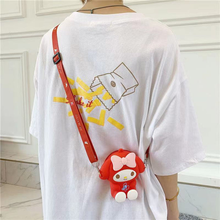 Wholesale Cartoon Backpack Silicone Soft Children's Diagonal Cross Bag (S) JDC-SD-WangZhao001