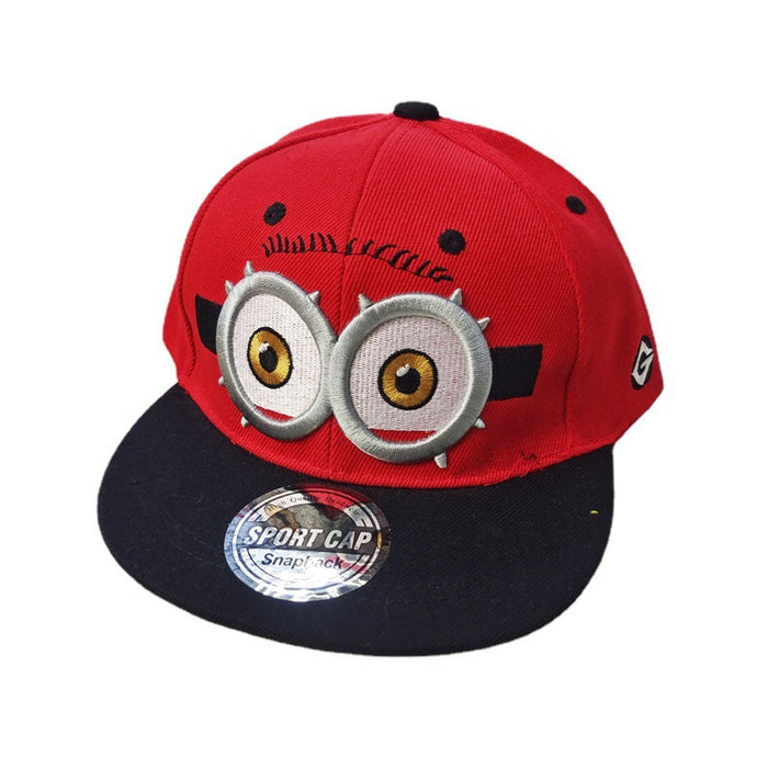 Wholesale Children's Flat brimmed Hat Cartoon Embroidered Hat Children's Baseball Hat Outdoor Duck Tongue Hat
