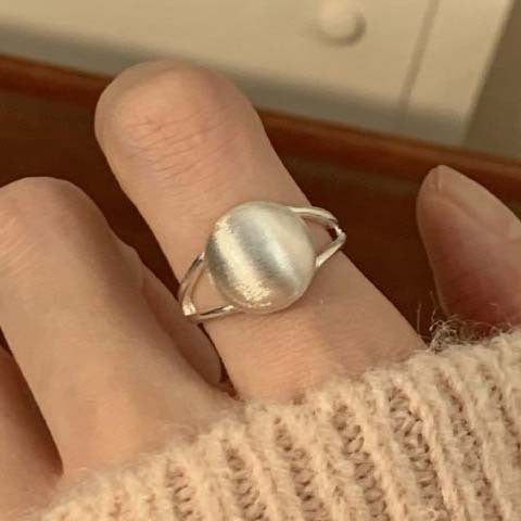 Wholesale Ocean blue ring women's simple tail ring fashion niche design versatile high-end index finger ring