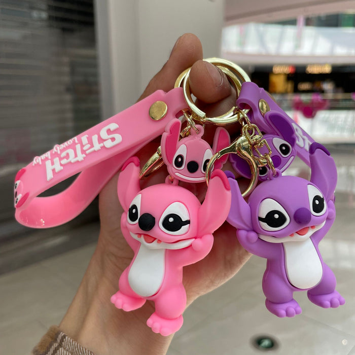 Wholesale Keychain Soft Plastic Doll Car Keychain Cute Pendant Couple Birthday Gift Wholesale