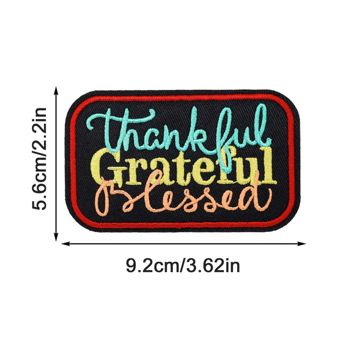 Wholesale inspirational English letter embroidery cloth DIY Patches