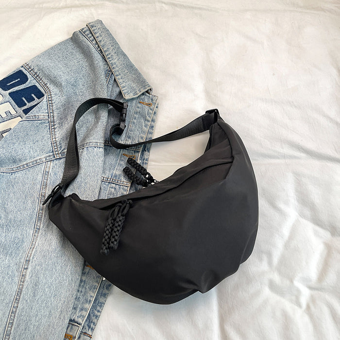 Wholesale Large capacity shoulder bag, casual solid color crossbody bag