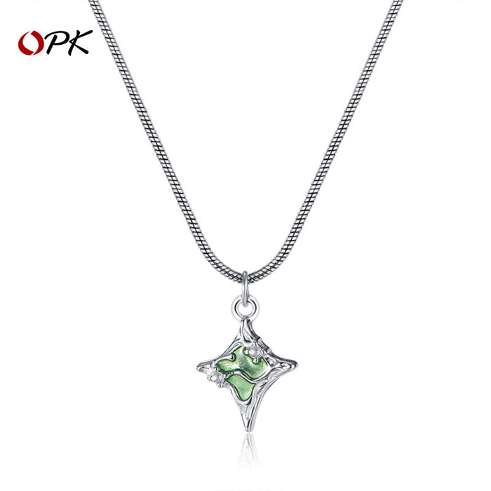 Wholesale Trendy and versatile design, collarbone chain, stainless steel temperament necklace