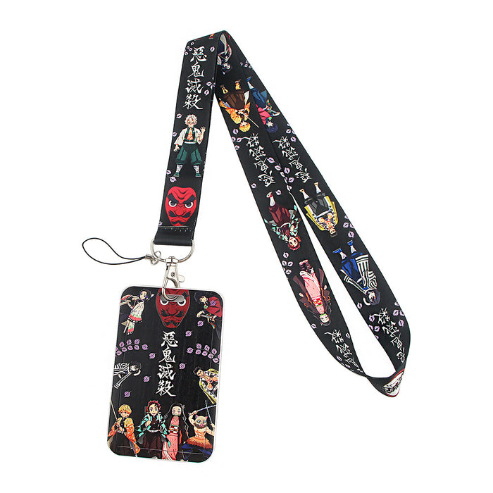 Wholesale 10 pcs Cartoon lanyard anti-loss hard shell keychain