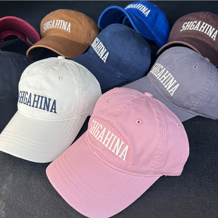 Wholesale Cotton Dried Rose Pink Letter Embroidery Baseball Cap JDC-FH-Yizhan004