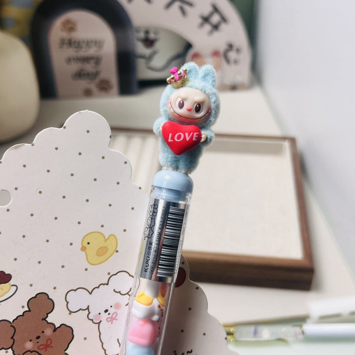 Wholesale Flocking Cute Grain String Music Gel Pen