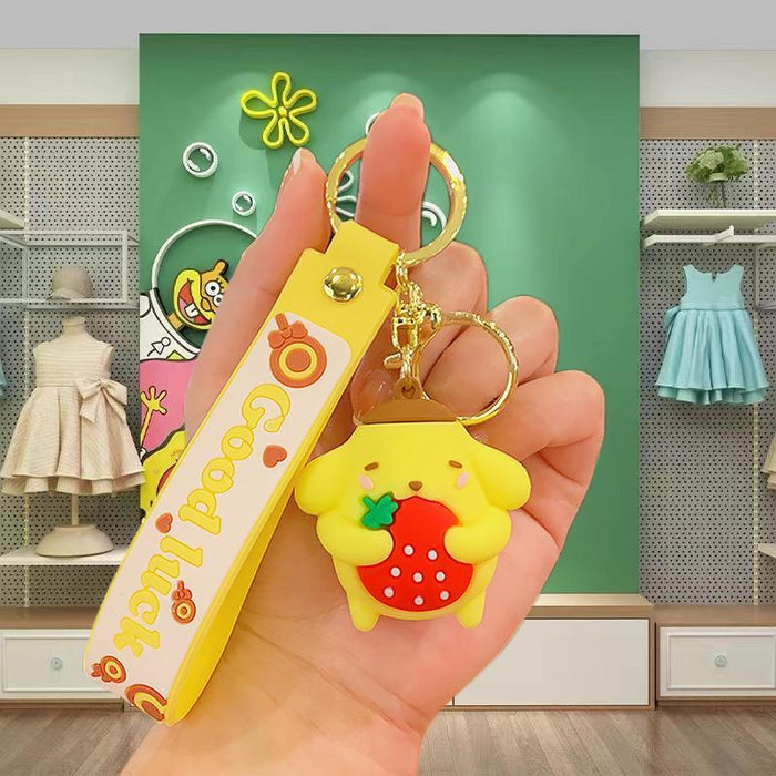 Wholesale Cartoon Silicone Doll Keychain JDC-KC-MingT121