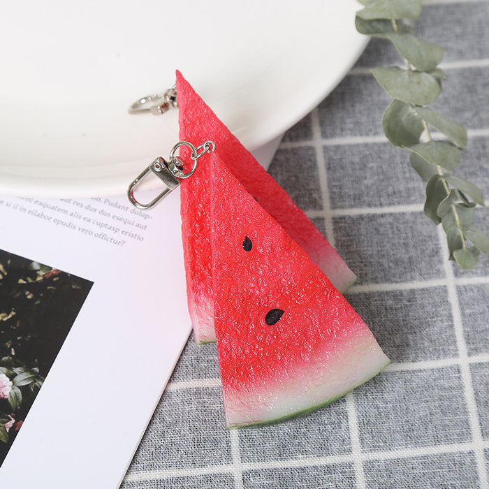 Wholesale Fruity PVC Keychain Chic Decorative Accessory for Bag Charm or Gift MOQ≥2