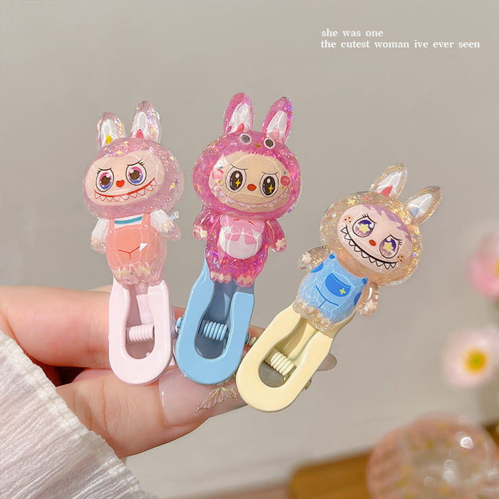 Wholesale hairpin children' s cute sweet side hairpin girly forehead bangs duckbill clip