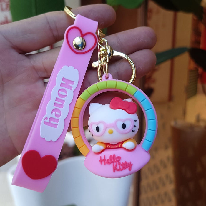 Wholesale PVC Cartoon Doll Keychain JDC-KC-KuangK009